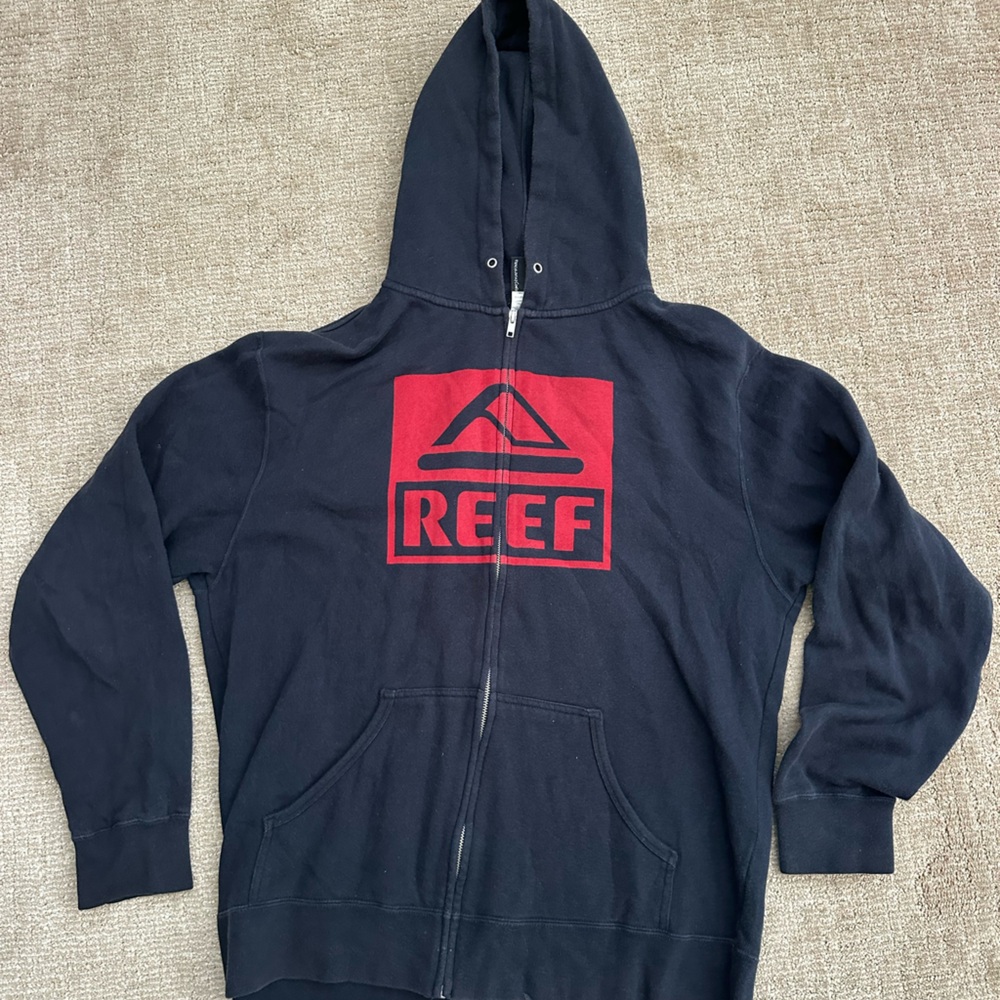Reef navy blue Fleece Hoodie
